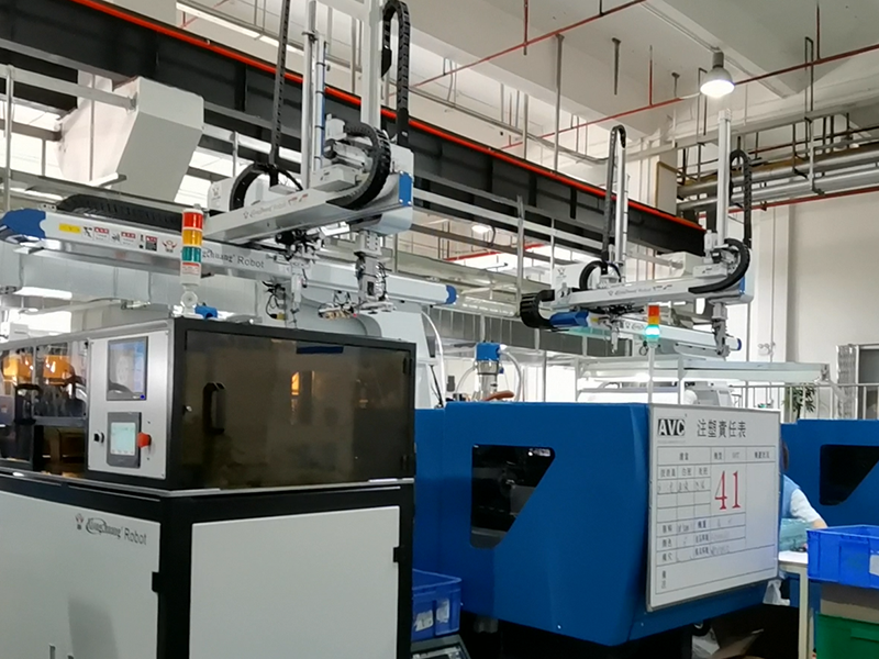 球速机械手视觉马达壳自动化